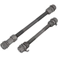 X AUTOHAUX 1 Juego 9.5mm Rueda Cubo Eje Delantero Trasero Eje Sólido Eje para Bicicleta
